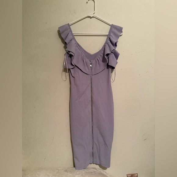 bebe Dresses & Skirts - bebe Lavender Mini Dress with Ruffles